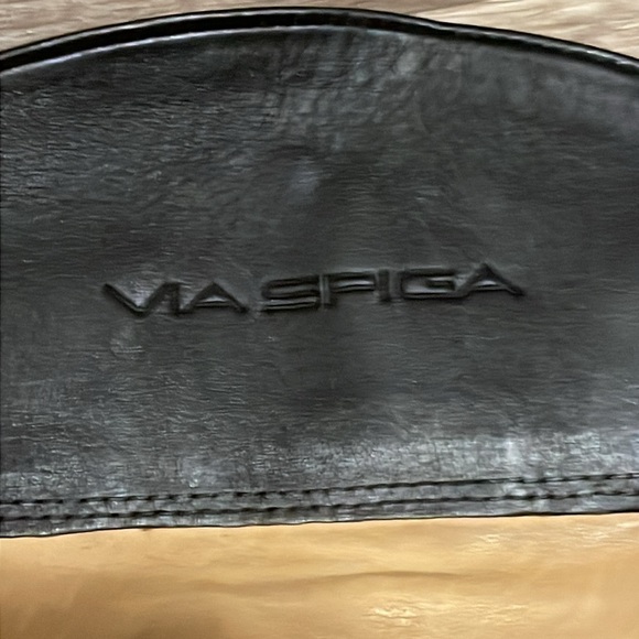 Black tall leather VIA SPIGA 10M - Picture 9 of 11